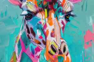 Rainbow Giraffe