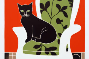 Cat on an Armchair,